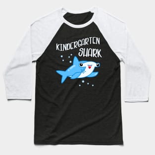 Kindergarten Shark Funny Kids Design Baseball T-Shirt